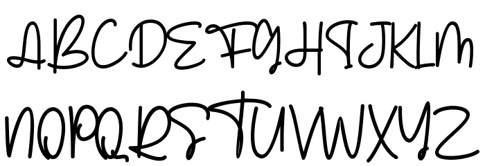 Christmas letter - Personal use Font UPPERCASE