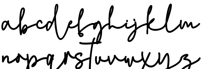 Christmas letter - Personal use Font LOWERCASE