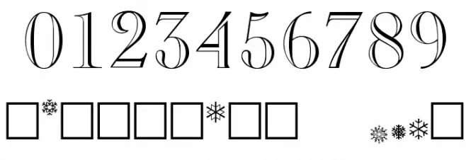 Christmas Font OTHER CHARS