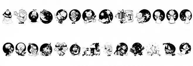 Christmas05 Font UPPERCASE