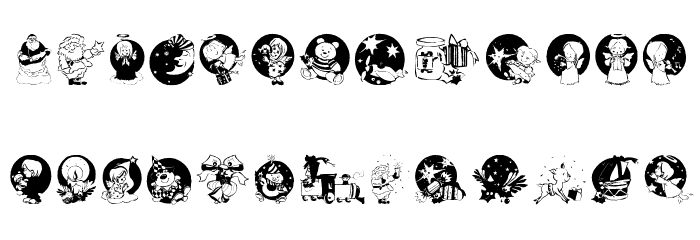 Christmas05 Font LOWERCASE