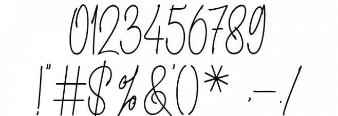 Christmas Font OTHER CHARS