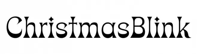ChristmasBlink les polices de caractères gratuit télécharger