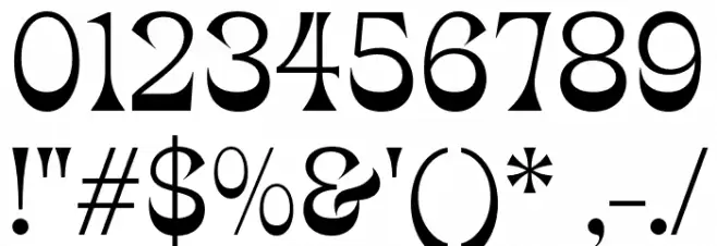 ChristmasBlink Font Alte caractere