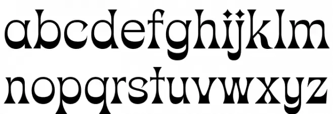 ChristmasBlink Font Litere mici