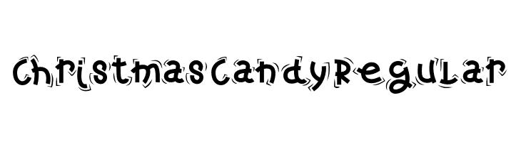 ChristmasCandyRegular  フリーフォントのダウンロード
