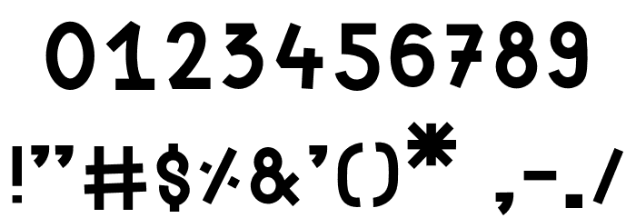 ChristmasCandyRegular Font OTHER CHARS