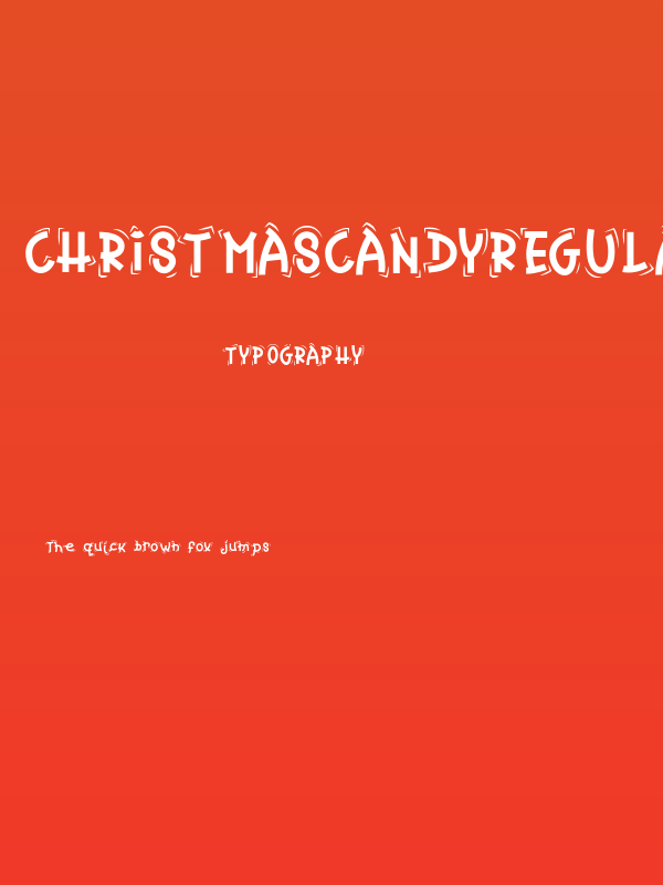 ChristmasCandyRegular Poster