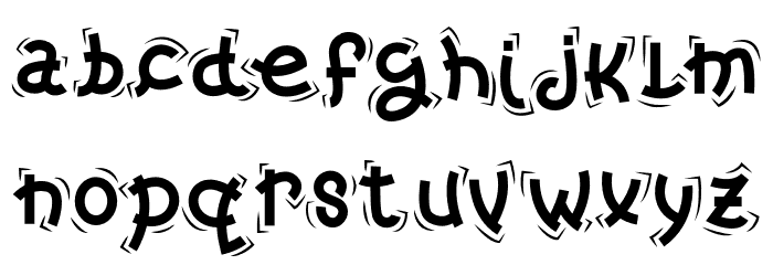 ChristmasCandyRegular Font LOWERCASE