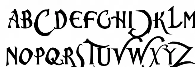 ChristmasCarol Schriftart Groß