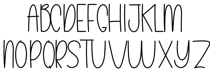 ChristmasHandwriting Шрифта ВЕРХНИЙ