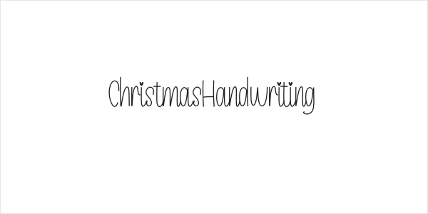 ChristmasHandwriting Logo