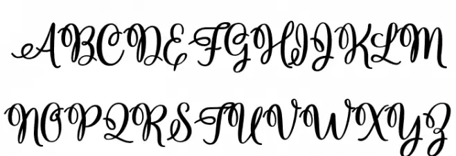 ChristmasHollandPersonalUse-R Schriftart Groß
