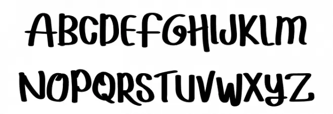 ChristmasSantaRegular Font UPPERCASE