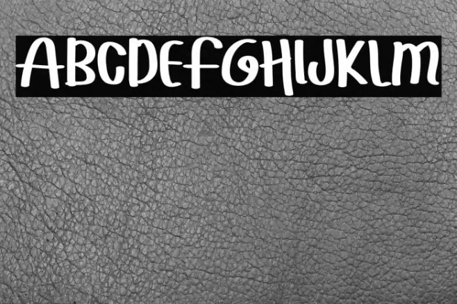 ChristmasSantaRegular Font examples