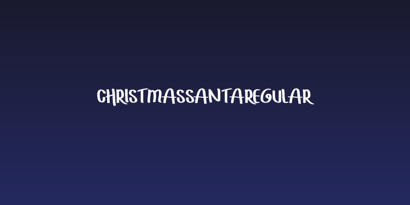 ChristmasSantaRegular Social Header