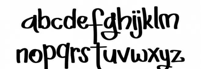 ChristmasSantaRegular फ़ॉन्ट लोअरकेस