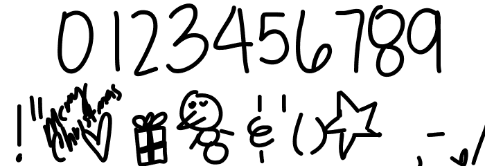 ChristmasSeason Font OTHER CHARS