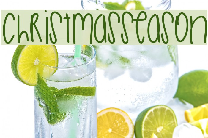 ChristmasSeason Font examples