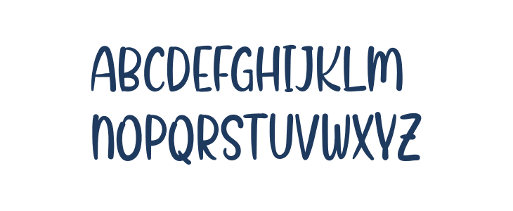 ChristmasSnowfallRegular Uppercase