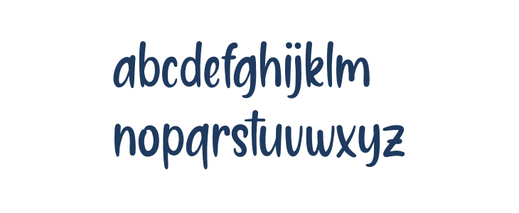 ChristmasSnowfallRegular Lowercase