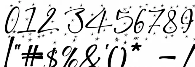 ChristmasSnowflake-Italic Font OTHER CHARS