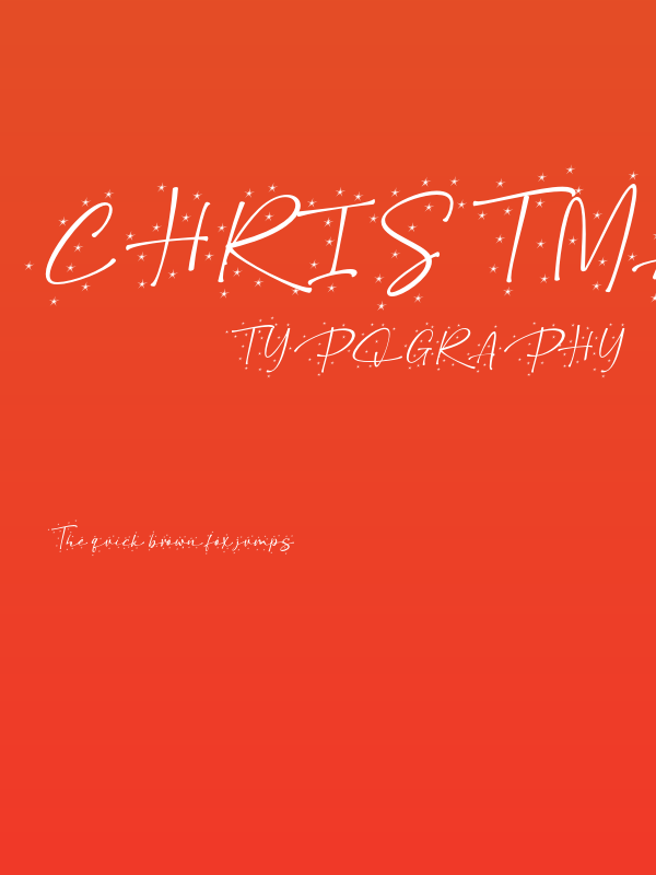 ChristmasSnowflake-Italic Poster