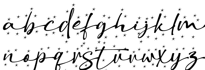 ChristmasSnowflake-Italic Schriftart Kleinbuchstaben