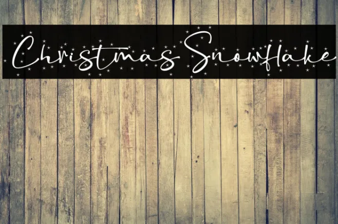 ChristmasSnowflake Example 1