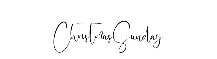 ChristmasSunday  नि: शुल्क फ़ॉन्ट्स डाउनलोड