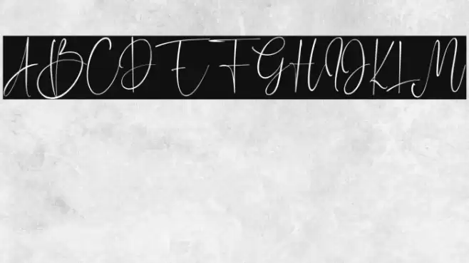 ChristmasSunday Font examples