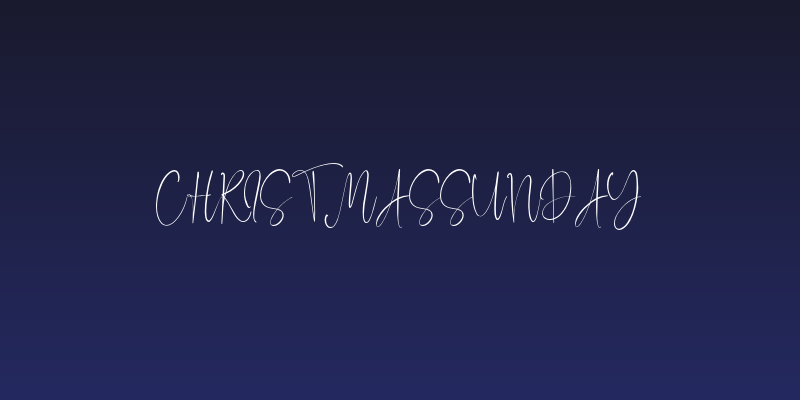 ChristmasSunday Social Header