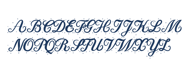 ChristmasTimeStarPersonalUse-Re Uppercase