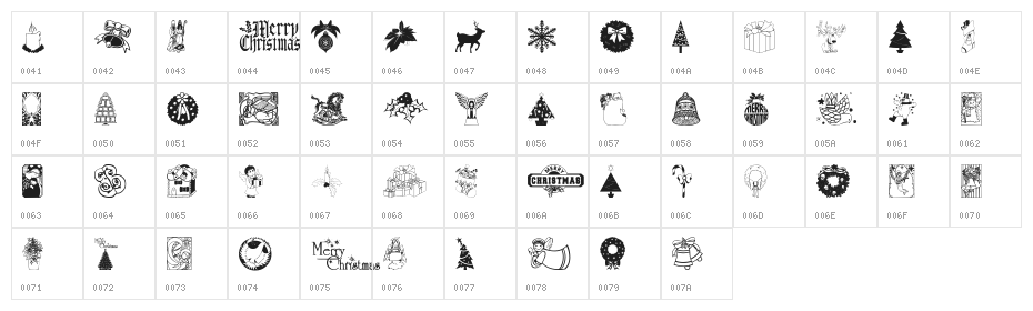 ChristmasTime Character Map