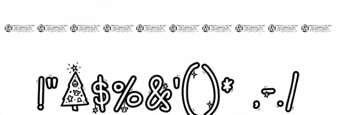 ChristmasTreeOrnaments-Reg Font OTHER CHARS