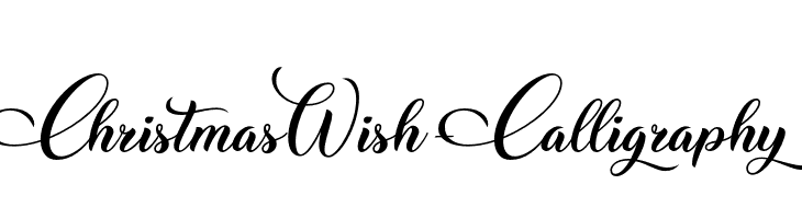 ChristmasWish-Calligraphy  les polices de caractères gratuit tlcharger