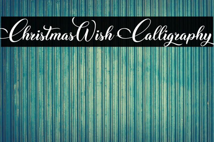 ChristmasWish-Calligraphy Example 2