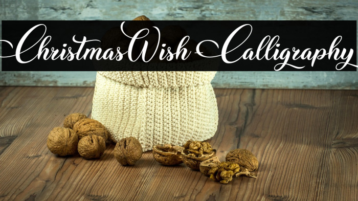 ChristmasWish-Calligraphy Example 3