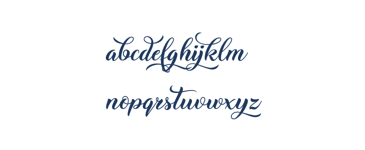 ChristmasWish-Calligraphy Lowercase