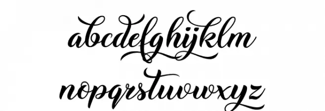 ChristmasWish-Calligraphy फ़ॉन्ट लोअरकेस