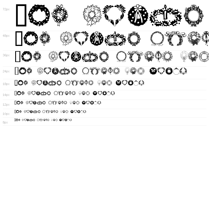 ChristmasWreath Waterfall