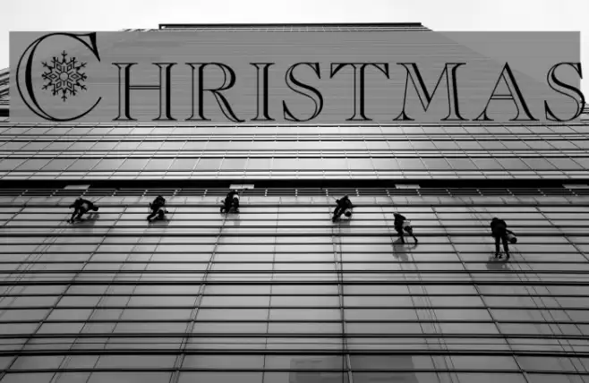 Christmas Font examples