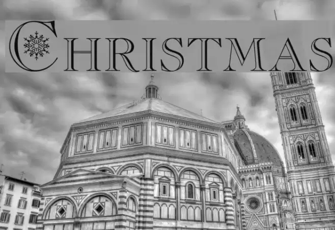 Christmas Font examples