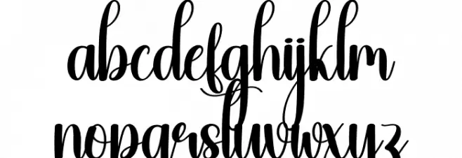 Christmasday फ़ॉन्ट लोअरकेस