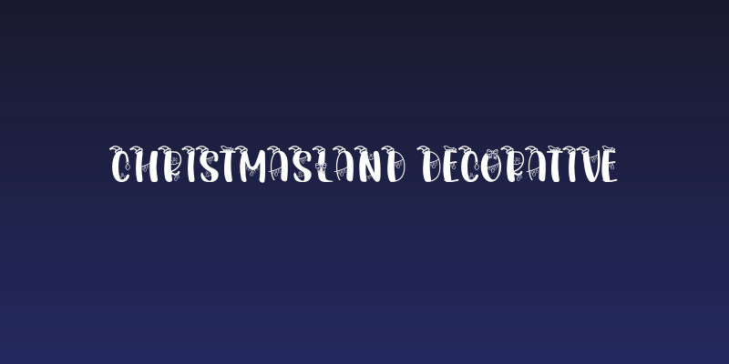 Christmasland Decorative Social Header