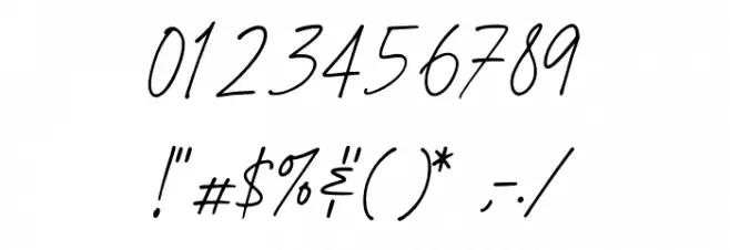 Christnolan Demo Font OTHER CHARS