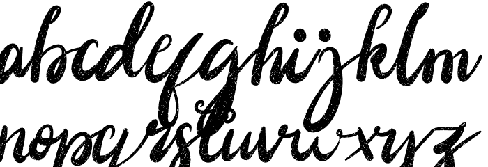 Christony Font LOWERCASE