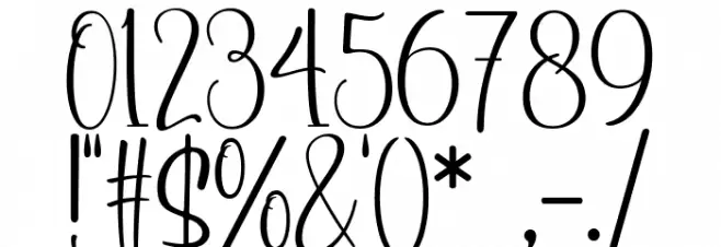 Christop Regular Font OTHER CHARS