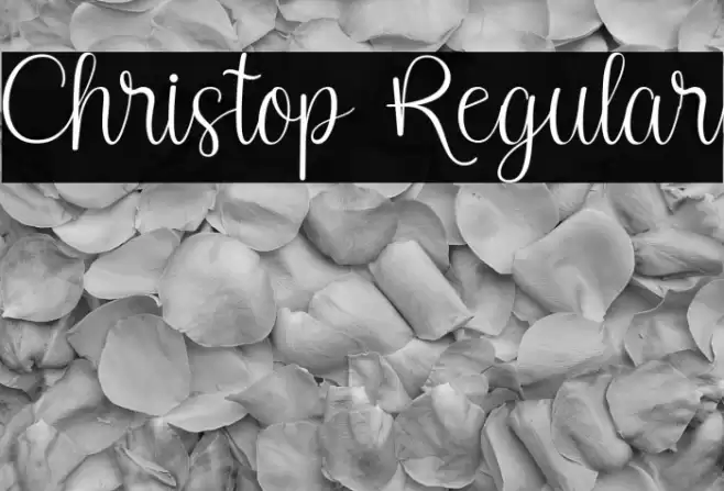 Christop Regular Font examples