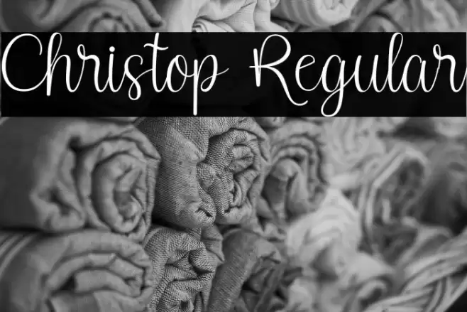 Christop Regular Font examples